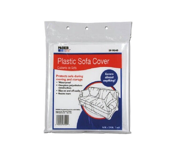 Plastic Sofa Cover, 46 x 134-In.