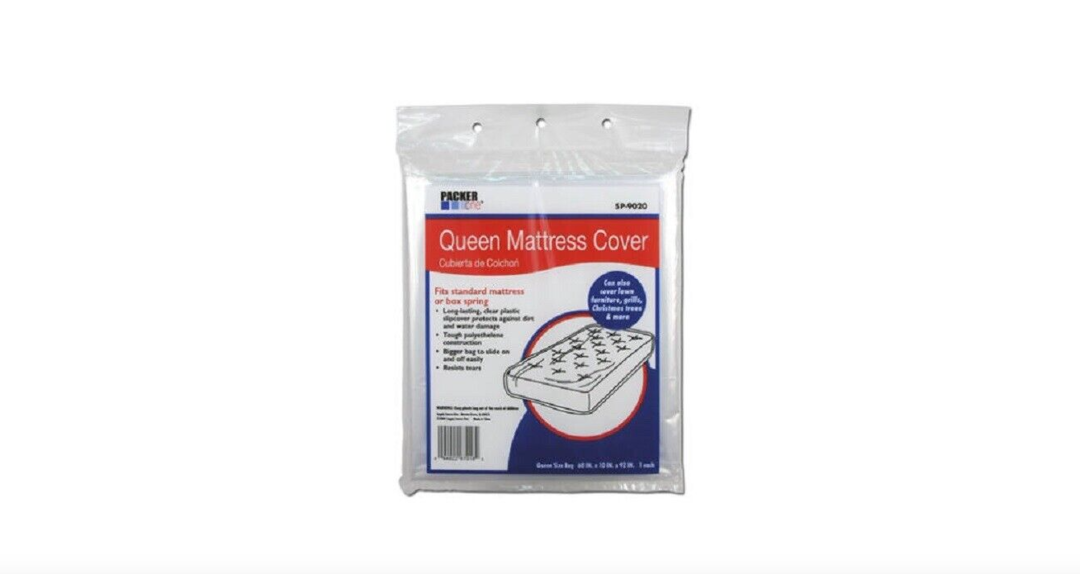 Queen Mattress Cover, 61 x 10 x 90-In.