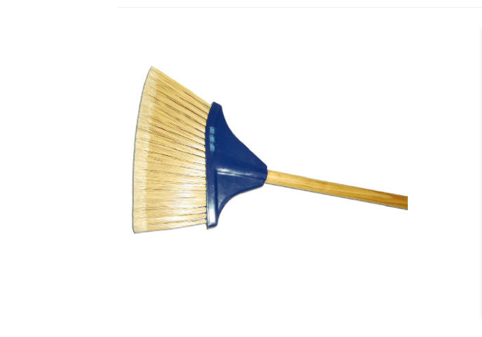 Pro Angle Broom, Wood Handle, 48 x 7/8-In.