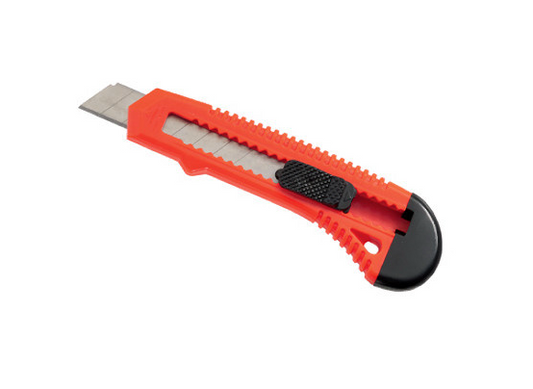 Plastic Snap Off Utility Knife, 8-Pt., 18-Mm.