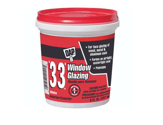 1/2-Pt. Glazing 33 Window Compound White