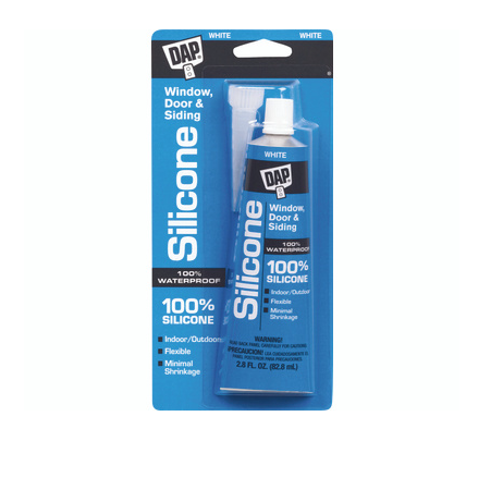 2.8-oz. Silicone Rubber Sealant ( White )