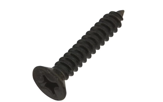 National Wood Gate Screws, Black Satin, 1.25-In. 18-Pk.