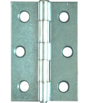 Non-Removable Pin Hinges (2-Pk) 2.5 x 1-11/16-In.