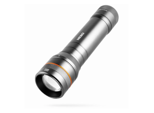 Nebo Newton 1000 Lumen LED Flashlight, Zoom & 4 Light Modes, Waterproof, Batteries Included