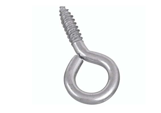 National Harddware Screw Eye, Large, Zinc-Plated, 2-7/8-In.