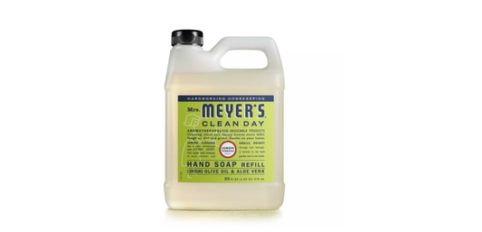 Mrs.Meyers Lemon Scent Liquid Hand Soap Refill Bottle, 33-oz.