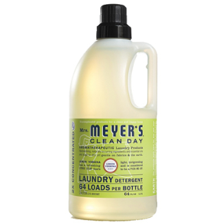 Mrs. Meyers Laundry Detergent, Lemon Verbena Scent, 64-oz