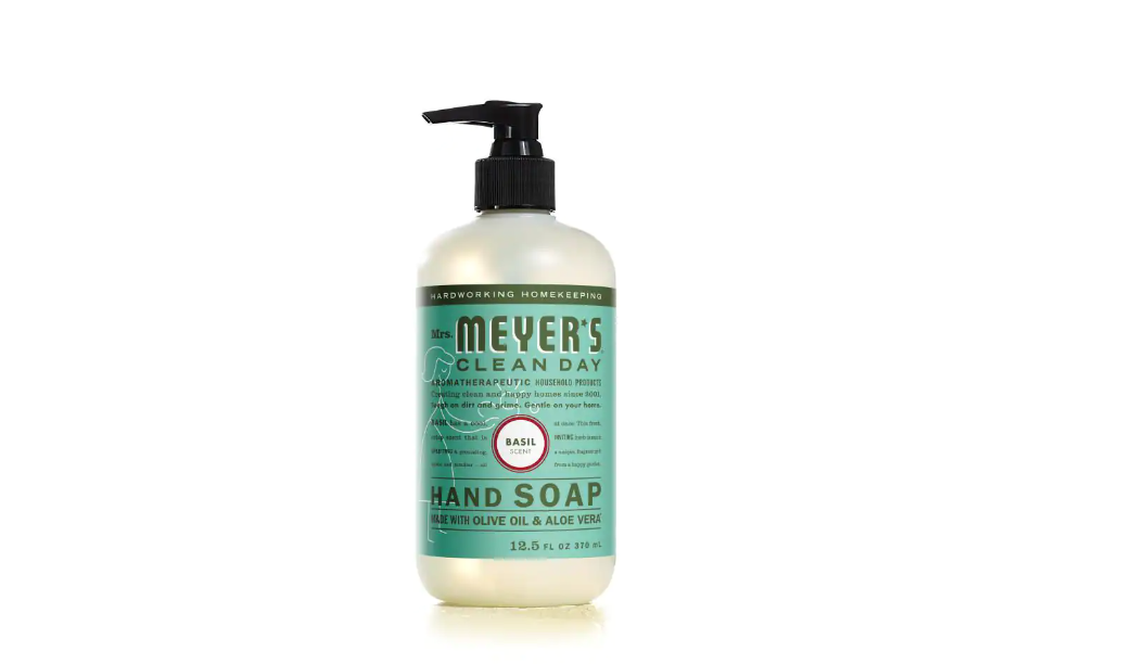 Mrs. Meyers Basil Scent Liquid Hand Soap, 12.5-oz.