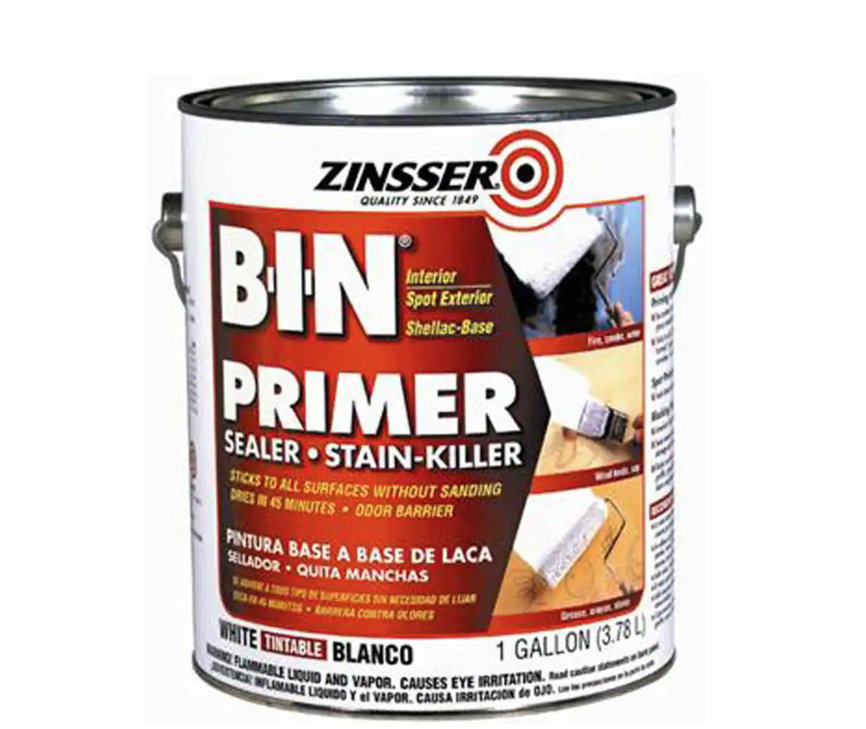 Zinsser 1 gal. B-I-N Shellac-Based White Interior Primer and Sealer