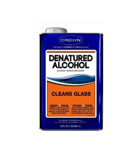 Crown Denatured Alcohol Solvent 1 qt