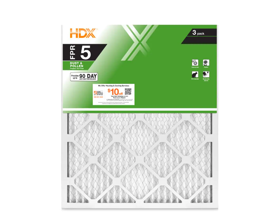 HDX 16 in. x 20 in. x 1 in.Air Filter