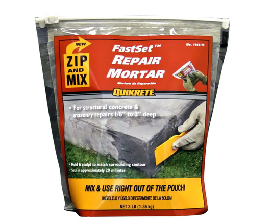 Quirkrete 3-Lb. Fast-Setting Repair Mortar