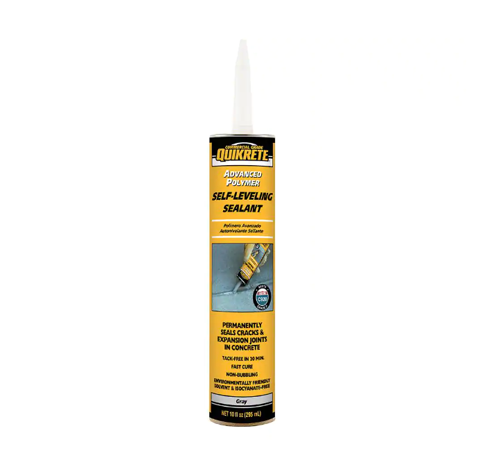 Quirkrete Self-Leveling Polyurethane Sealant, Gray, 10.1-oz.