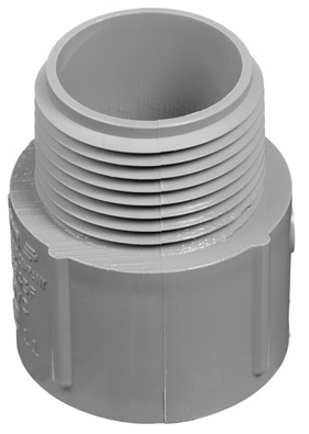 1/2" PVC Terminal Adapter Electrical