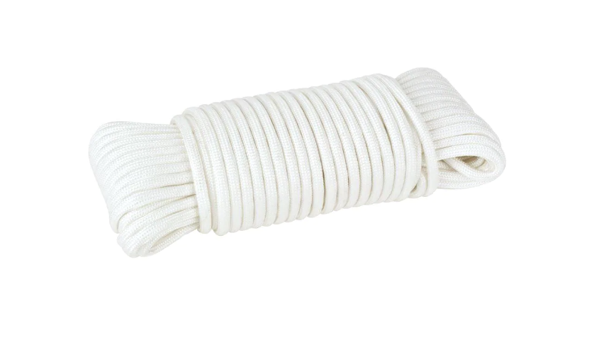 Everbilt 1/8in x 50ft Paracord White Rope