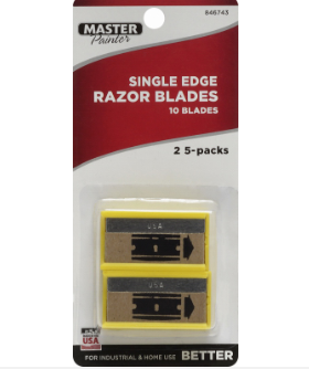 10-Pk Single-Edge Razor Blades