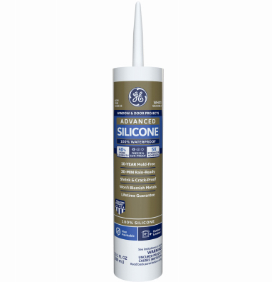 10.1-oz. Advanced Silicone Window & Door Sealant (White)