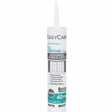 10.1-oz. All Purpose Caulk Acrylic Latex with Silicone ( White )