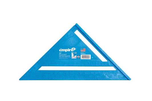 12 in. Blue Polycast Rafter Square