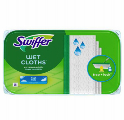 Swiffer 12-Ct. Wet Cloth Refills Open Window Fresh Scent