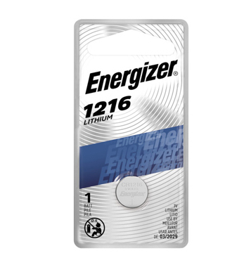 1216 Energizer Lithium Coin Battery 1-Pk