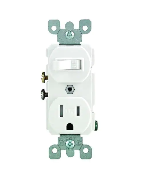 Leviton 15A Cmb Swtch/Tmpr Resis Outlet