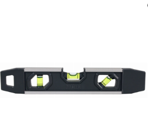 Torpedo Level, Magnetic Aluminum, 9-In.