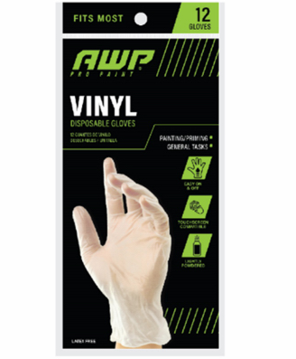 12CT Vinyl DISP Gloves