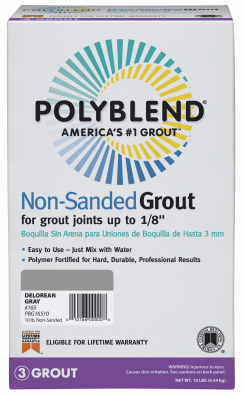 Polyblend #165 Delorean Gray 10 lb. Non-Sanded Grout