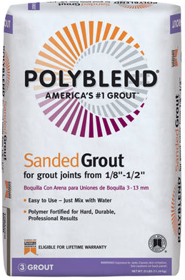 Polyblend #380 Haystack 25 lb. Sanded Grout