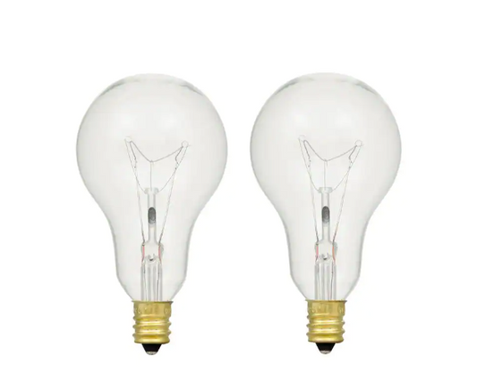 2 A15 Incandescent Bulb 60W