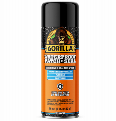 Gorilla  Spray Waterproof Patch & Seal (Black) 16-oz.