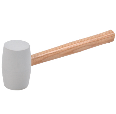 16-oz. White Rubber Mallet