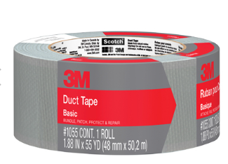 Basic Duct Tape, 1.88-In. x 55-Yd.