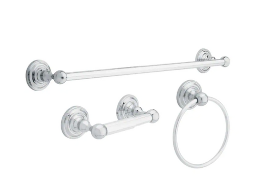 Delta Bath Hardware Set 3pcs Chrome