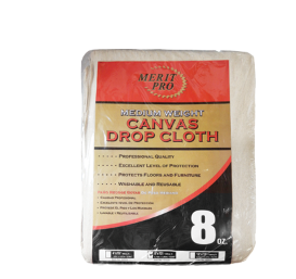 Dynamic 9' x 12' 8 oz  Canvas Drop Cloth