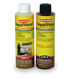 Abatron LiquidWood Epoxy, Wood Hardener, 12-oz.