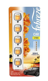 Airwick 5 Clips Car Aloha Scnt