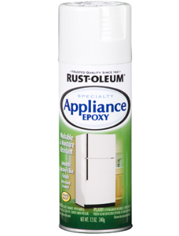 Appliance Spray Enamel, Gloss, White, 12-oz.