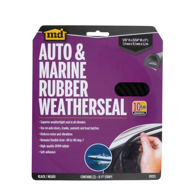 Auto & Marine Rubber Black Seal