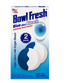 Blue-Bleach 2Pck Bowl Cleanr