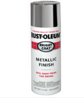 Bright Coat Aluminum, Metallic Spray Paint,  11-oz.