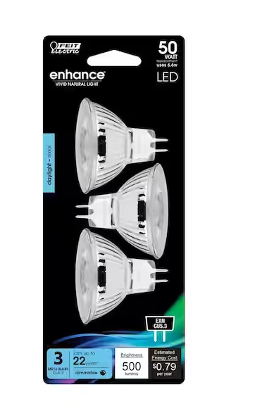 BULB LED DIM MR16 500L 5K 12V