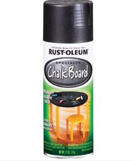 Chalkboard Spray Paint, Black, 11-oz.