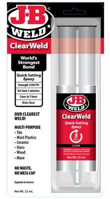 ClearWeld Quick Setting Epoxy 25 ml