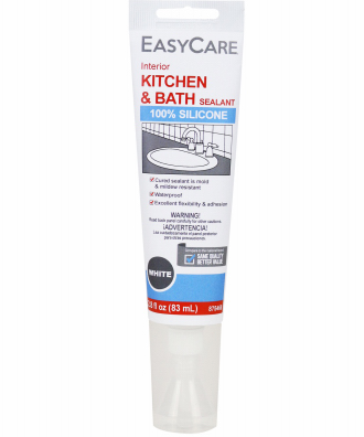 2.8-oz. Kitchen & Bath Silicone Sealant ( White )