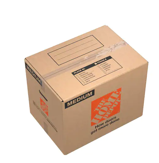 21 in. L x 15 in. W x 16 in. D Medium Moving Box with Handles