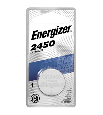 2450 Energizer Lithium Coin Battery 1-Pk