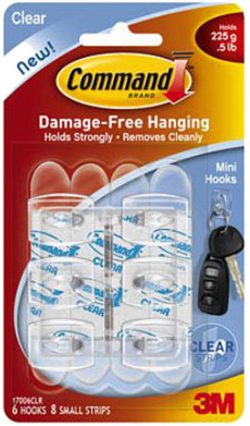 Command Nickel Hook 6-Pk.